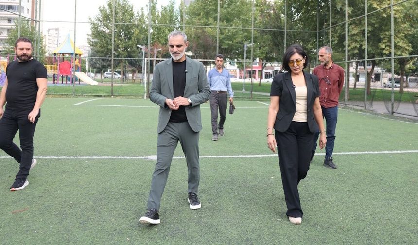 Diyarbakır’da parklardaki spor sahaları yenileyecek!