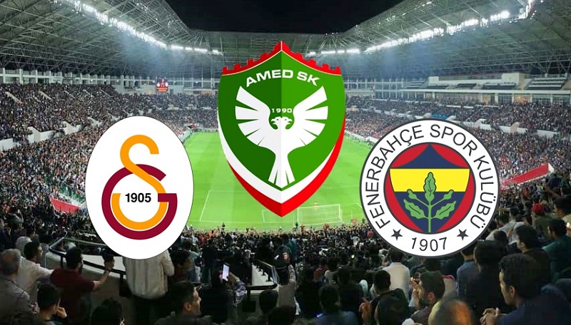 Amedspor, Galatasaray ve Fenerbahçe ile yarışıyor