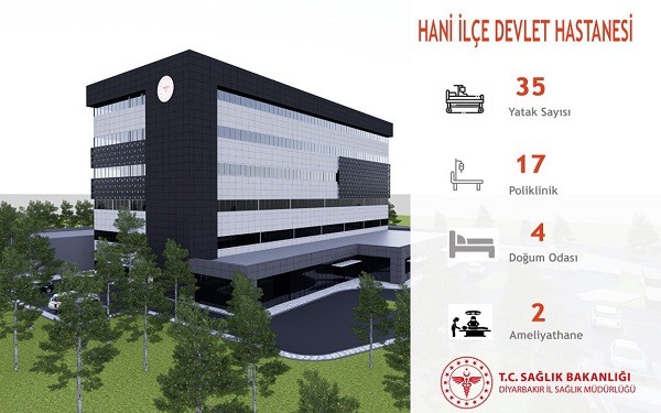 35 yataklı Hani Devlet Hastanesi,