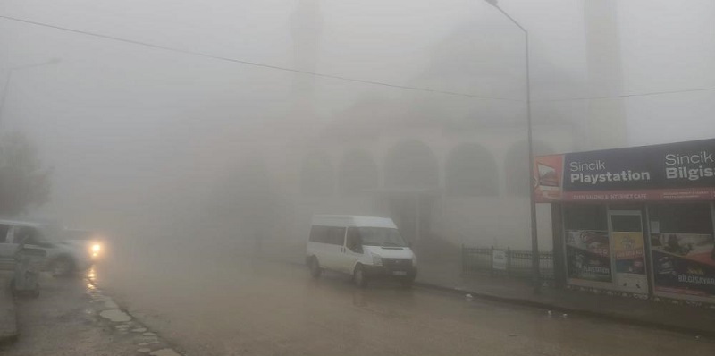 Adıyaman’da yoğun sis etkili oldu