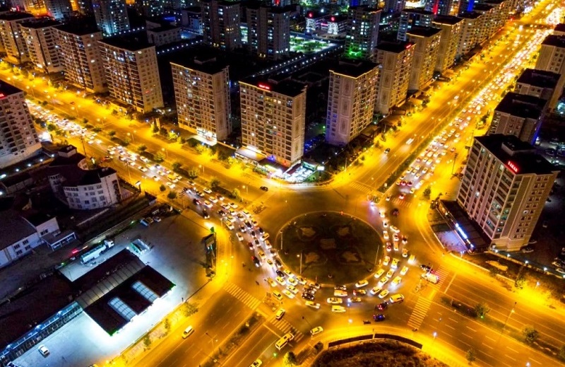 Diyarbakır Gece Görüntüsü Fotoğrafı