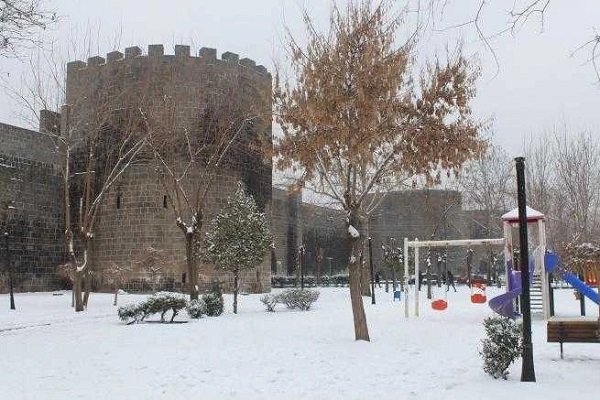 Diyarbakır Fotoğrafları Kar Yağışı (10)