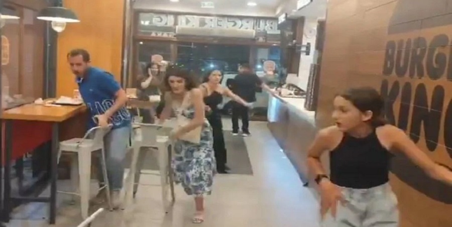Diyarbakır’da Burger King Ve Starbucks Şubelerine Saldırı