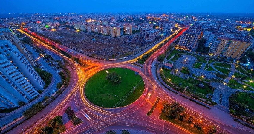 Kayapınar Diyarbakır Ilçe Gece Karanlık