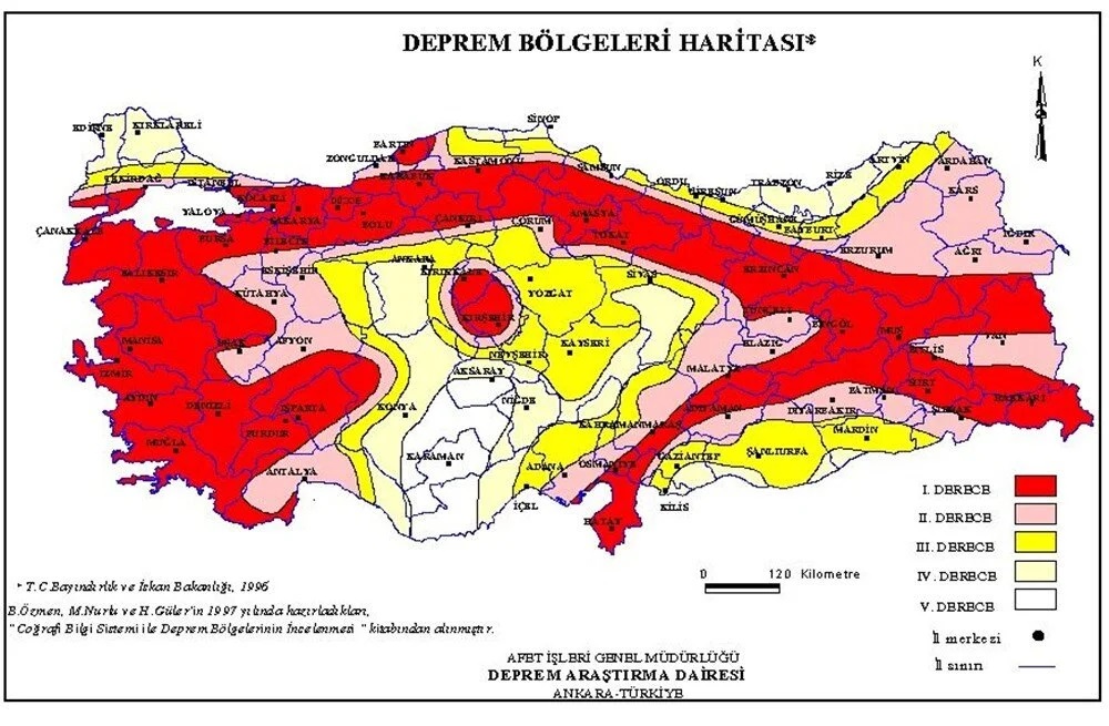 Diyarbakır Da Var! Türkiye’nin Deprem Risk Haritası Güncellendi