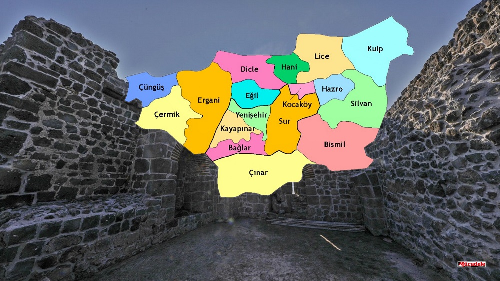 Diyarbakır Ilçe Haritası