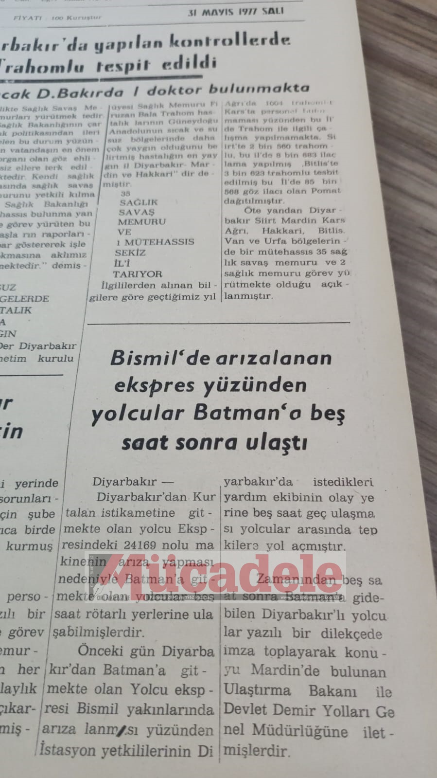 Mücadelegazetesi31Mayıs1977