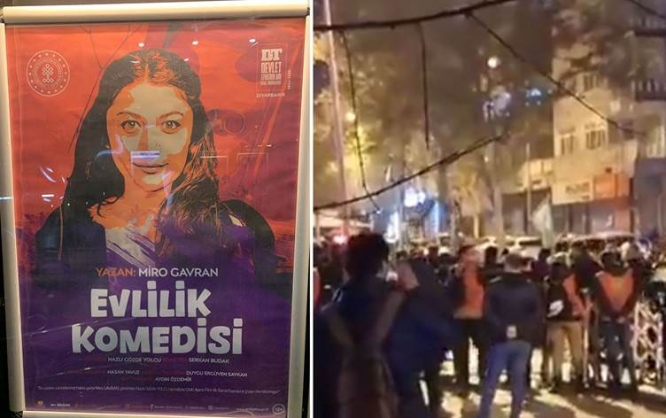 Karımın Kocası Diyarbakır Hüda Par Tiyatrp Protesto