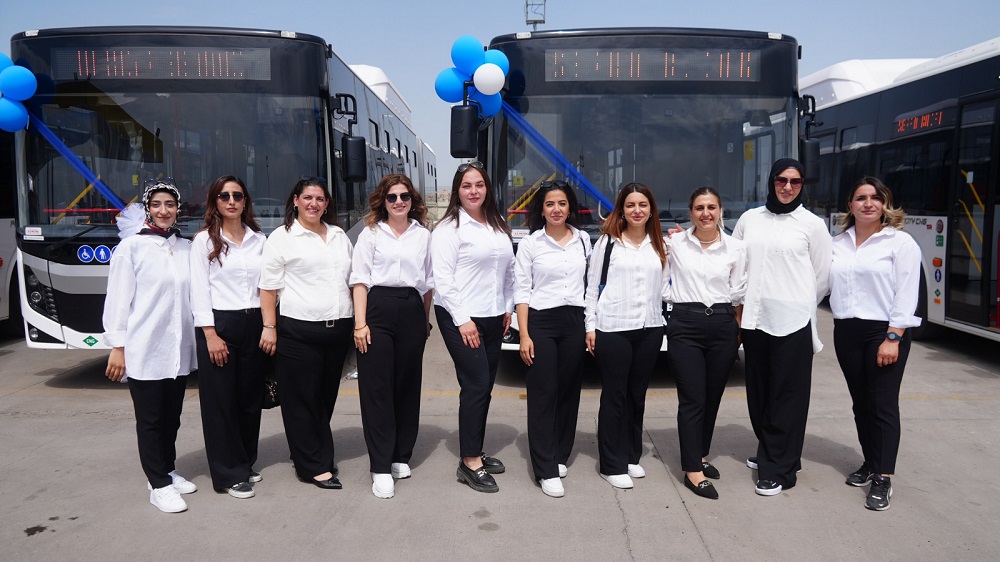 Diyarbakır'da 49 Yeni Otobüs Hizmete Girdi 12 Kadın Şoför Görev Yapacak!
