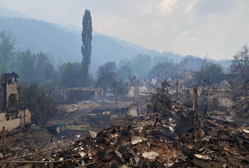 Bilecik’te Orman Yangını 3 Köyde Yıkım Büyük, 24 Ev Yıkıldı