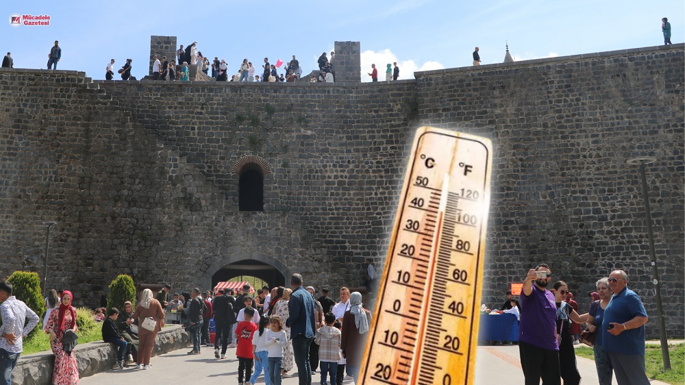 İşte Diyarbakır’da Hissedilen Gerçek Sıcaklık!
