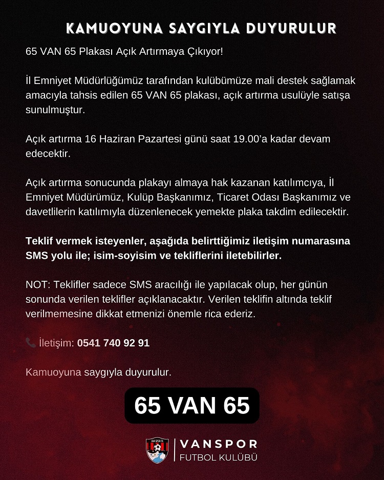 Vanspor Plaka