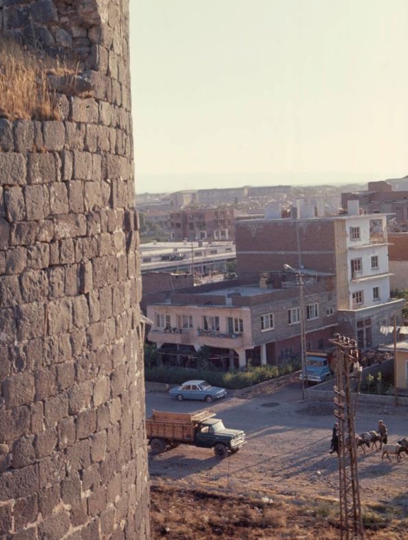 Diyarbakır Surları Eski Foroğrafı Evler