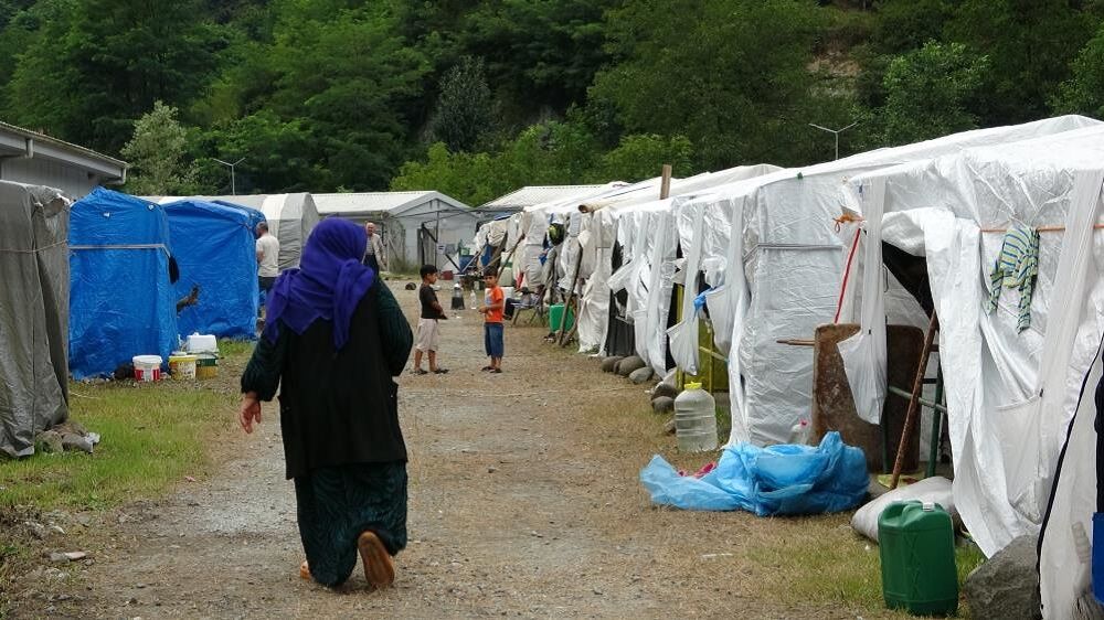 Işçi Kadın Fındık Ordu Çadır