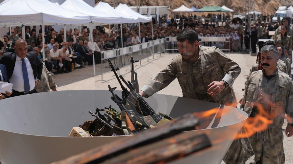 Pkk'nın Silah Bırakma Görüntüleri Ortaya Çıktı!