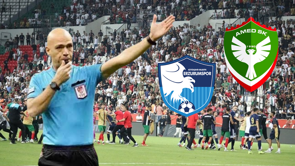 Amedspor Hakemi Tff’ye Şikayet Etti Kavganın Sebebi Ortaya Çıktı!