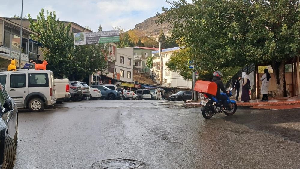 Kulp Diyarbakır’ın Ilçesine Yağmur Yağdı Çiftçiler Umutlandı