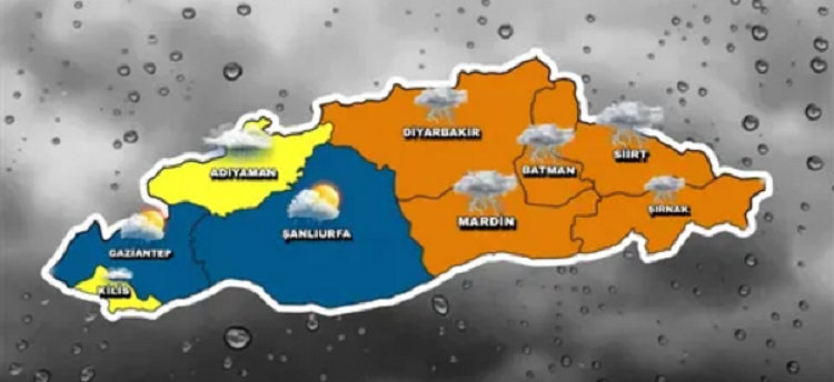 Şırnak’tan Diyarbakır, Batman Ve Mardin’e Uzanacak Lokal Yağmurlar Geliyor!