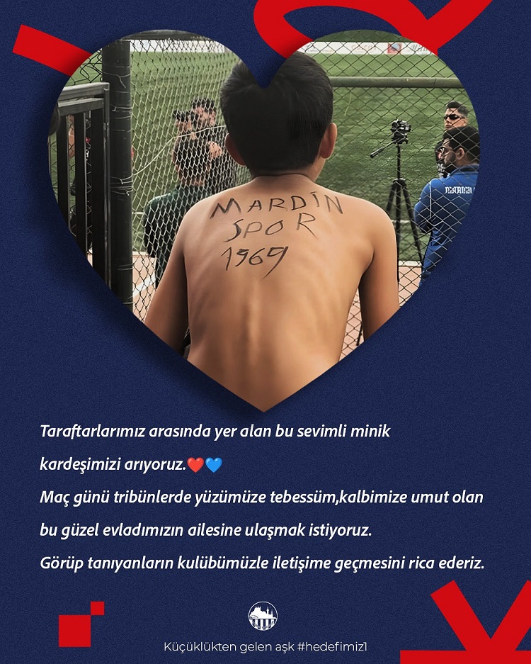 Taraftar Öyle Bir Şey Yaptı Ki Mardinspor Onu Arıyor!