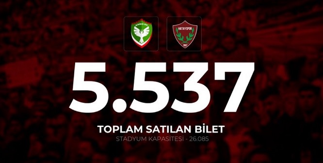 Amedspor Hatayspor Maçı Öncesi Tribünlerdeki Son Durum Belli Oldu!