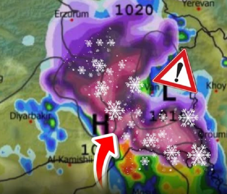 Bitlis Hakkari Muş Ve Van’a Kar Uyarısı O Tarihte Geliyor!