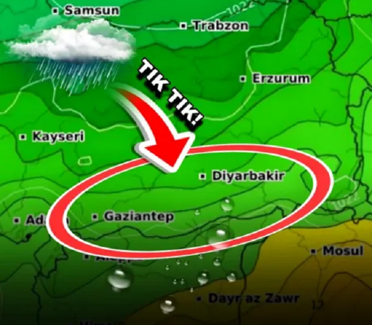 Diyarbakır’a Yağmurun Geleceği Tarih Belli Oldu Basra Gidiyor, Balkan Geliyor!