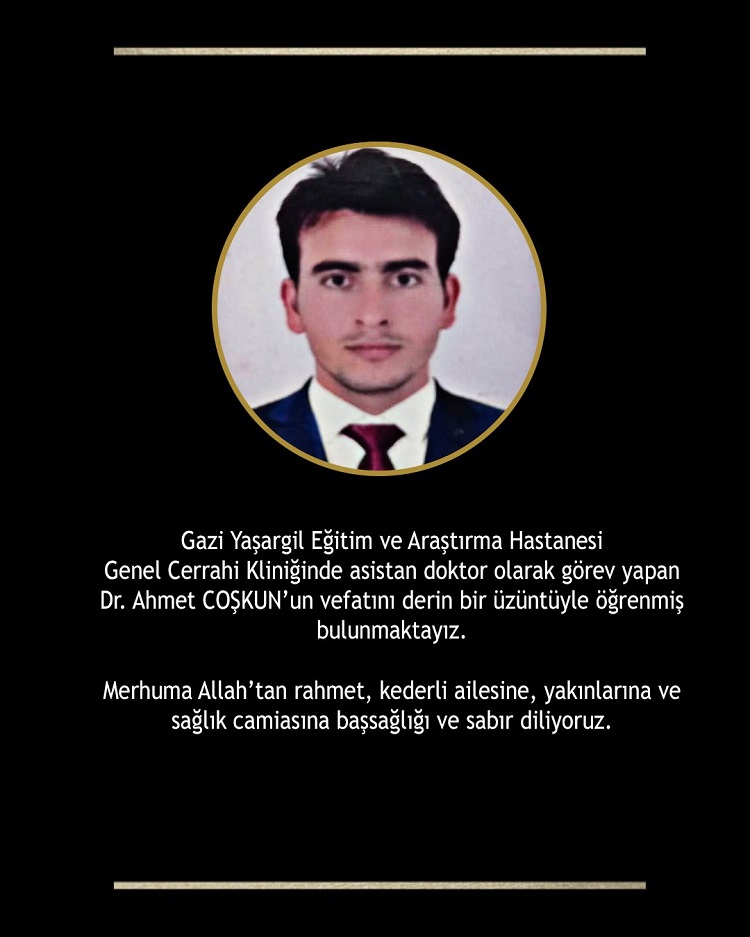 Diyarbakır’da Genç Doktor Hayatını Kaybetti İsmi Belli Oldu! Ahmet Coşkun