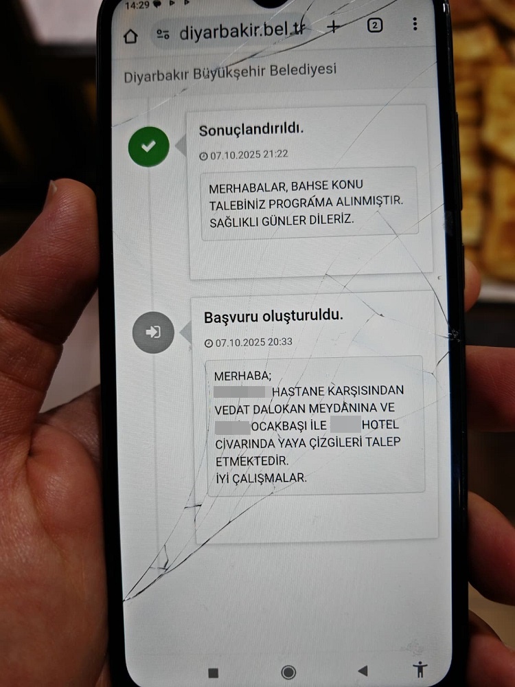 Diyarbakır’daki O Yolda Yayalardan Çağrı “Önlem Alınsın!”-1