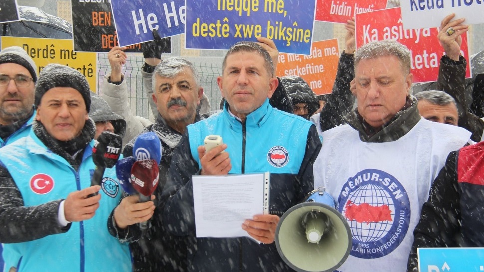 Memur Sen Diyarbakır İl Başkanlığı Eylem Ramazan Tekdemir