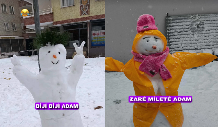 Diyarbakır Ve Bölge Illerde Birbirinden Komik Kardan Adam Mesaisi! (4)