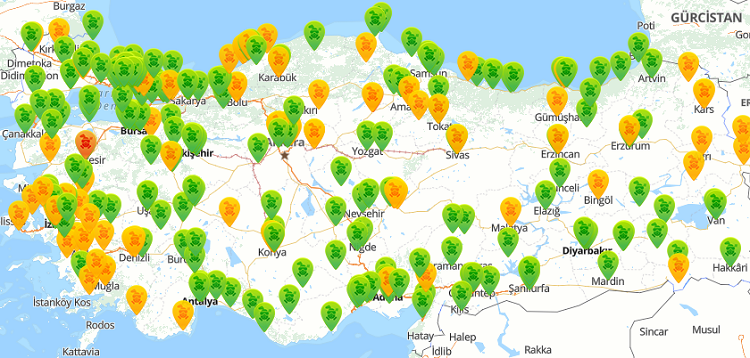 Diyarbakır’a Kar Yağdı Hava Kalitesini Etkiledi!