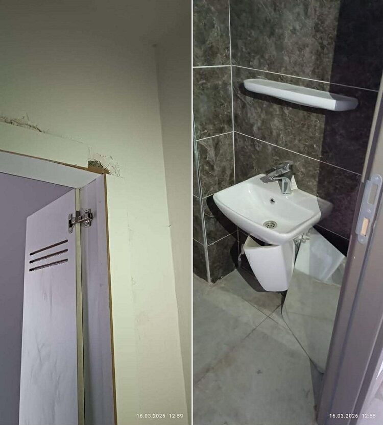 Depremzedeye Diyarbakır'da Ikinci Şok Evimiz Daha Teslim Almadan Dökülüyor (1)