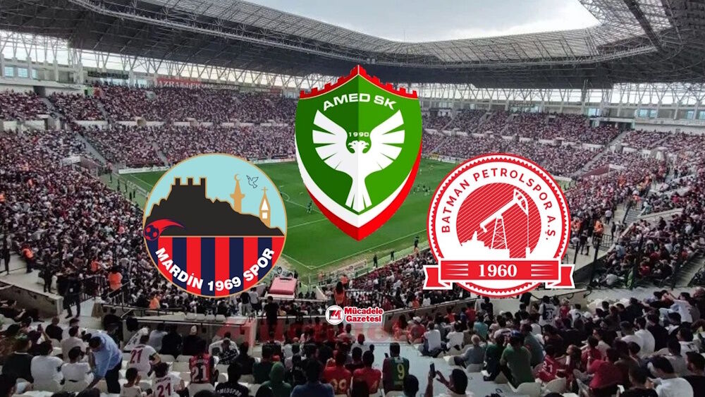 Amedspor, Mardinspor, Batman Petrolspor