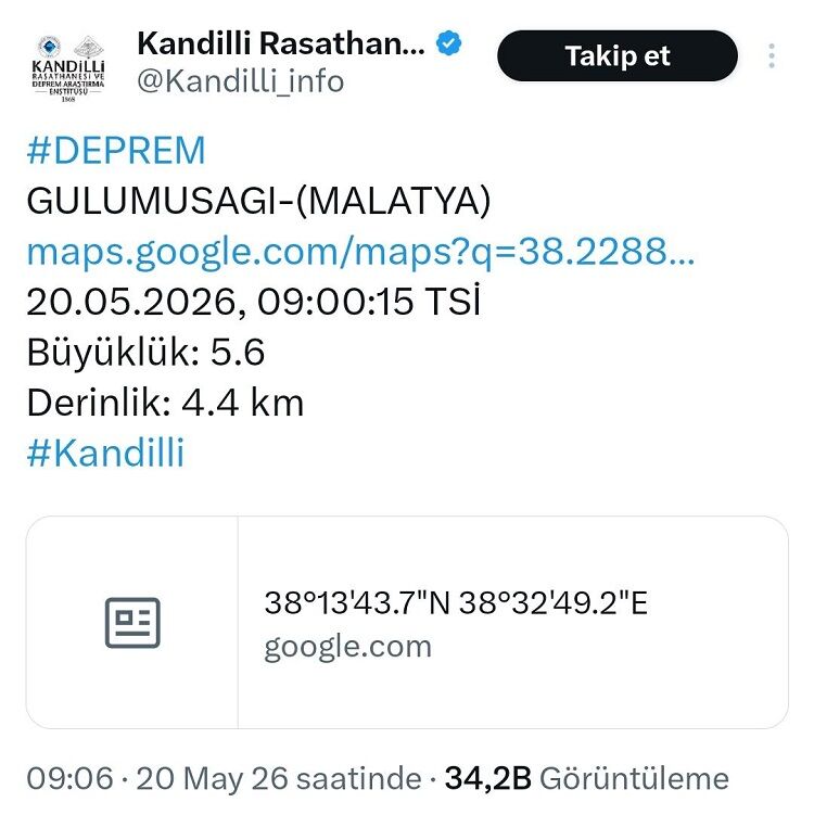 Diyarbakır’da Hissedilen 5.6 Büyüklüğünde Deprem Oldu! (2)