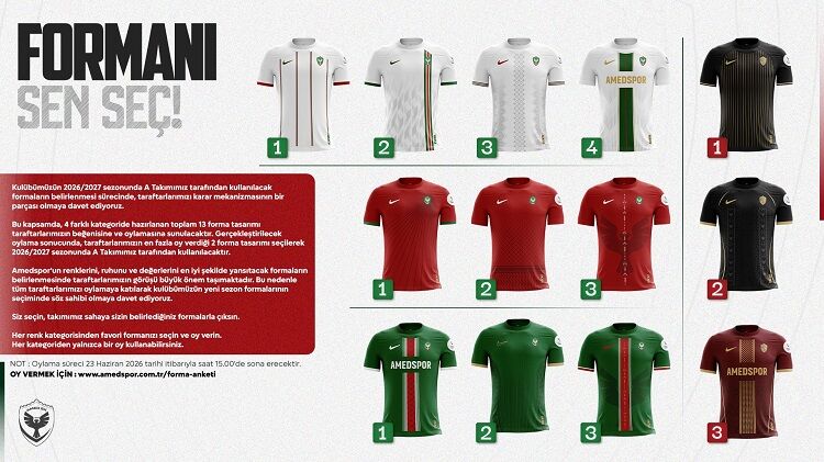 Amedspor'un Yeni Sezon Formaları Belli Oldu İşte Görüntüleri!