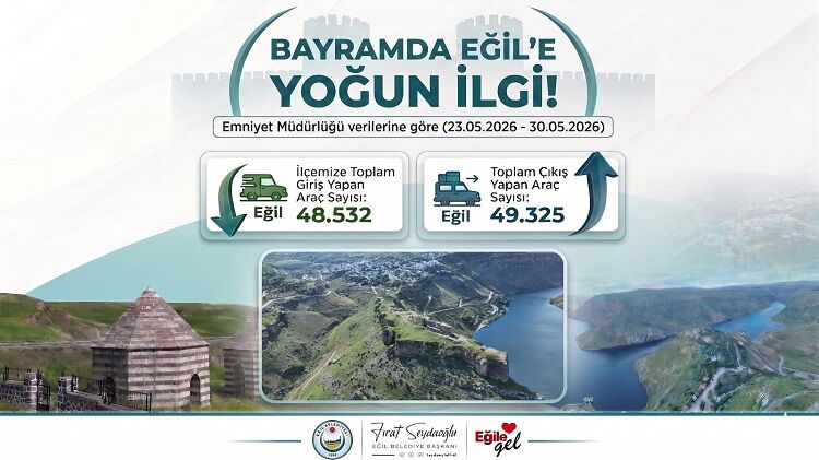 Diyarbakır'ın Bodrum'u Oldu Bayramda 48 Bin 532 Araç Giriş Yaptı!