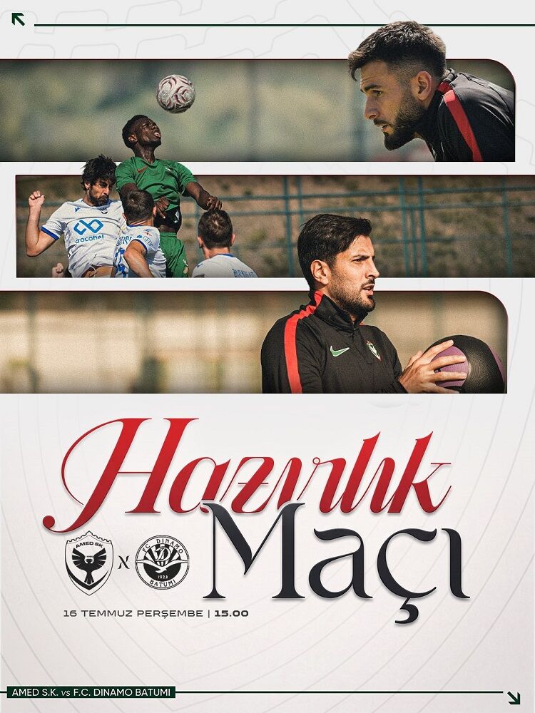 Amedspor Bugün Sahaya Çıkıyor Hazırlık Maçını Duyurdu, Işte Rakip Takım!