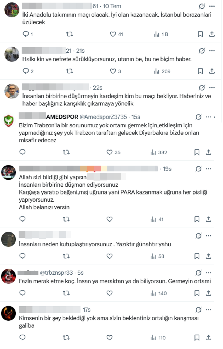 Amedspor Ve Trabzonspor Taraftarı O Paylaşıma Ortak Tepki Gösterdi! (1)