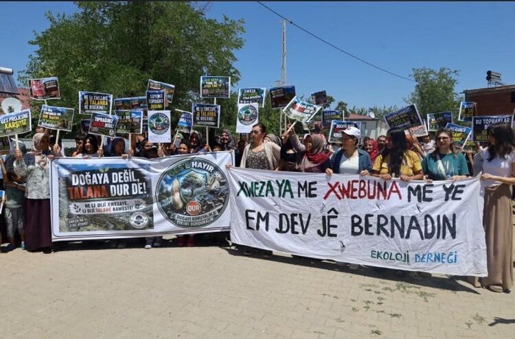 Diyarbakır’da Köylü Veryansın Etti, Pankart Açıp Sokağa Çıktı İşte Sebebi! (1)