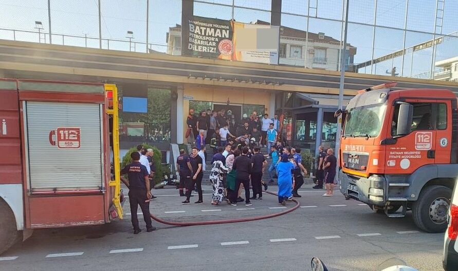 Batman’da Spor Salonunda Yangın Ölü Ve Yaralılar Var!
