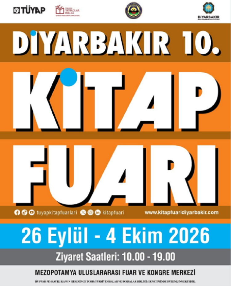 Diyarbakır’da 10. Kitap Fuarı Tarihi Belli Oldu!