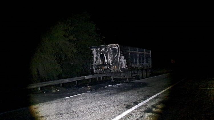 Diyarbakır'da Gece Yarısı Kâbusu Seyir Halindeki Tir Alev Topuna Döndü!-1