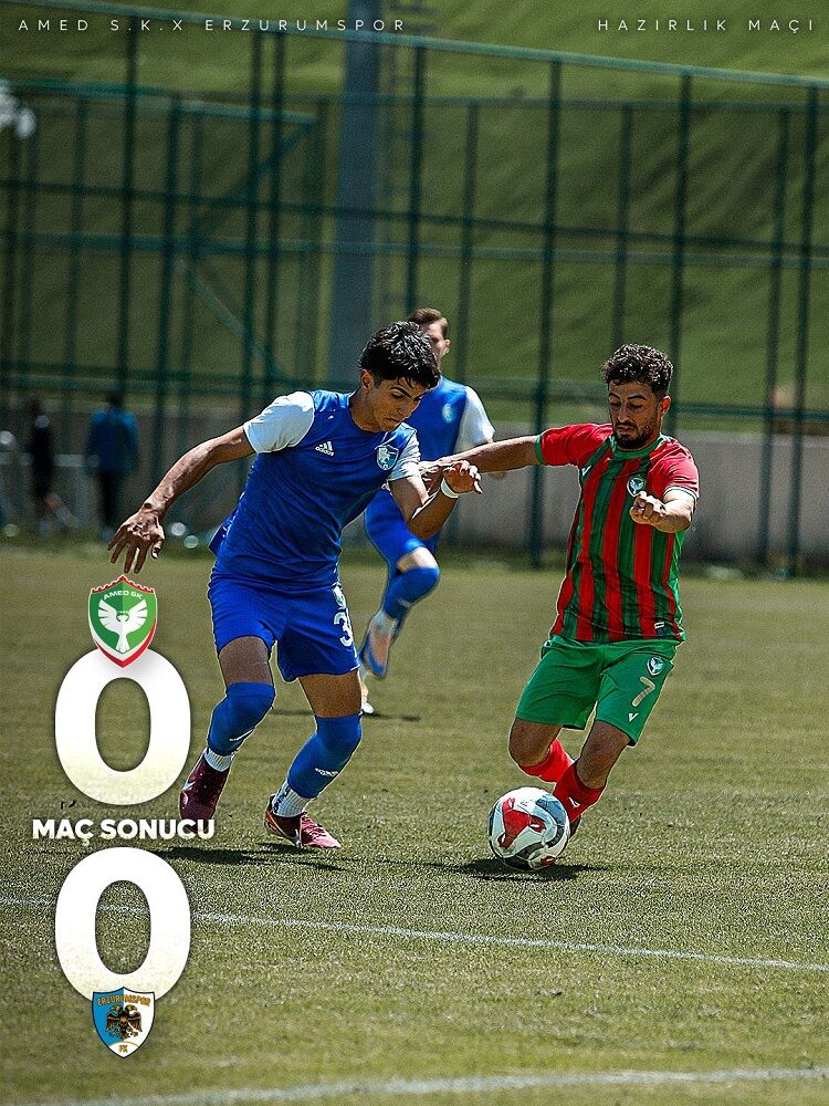 Erzurumspor Amedspor Maçı Golsüz Tamamlandı!