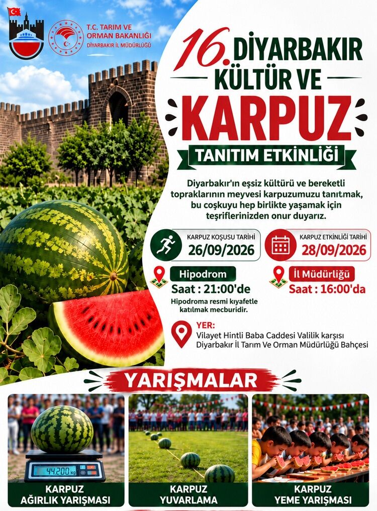 16. Diyarbakır Karpuz Festivali