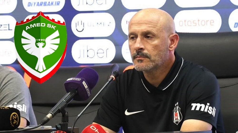 Beşiktaş hocasından Amedspor’a övgü dolu sözler!