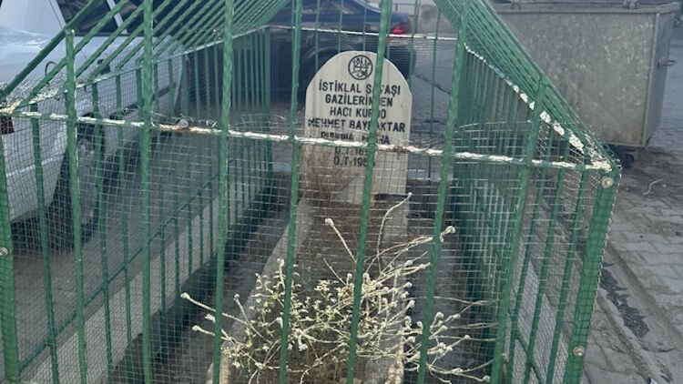 Diyarbakır’da şaşırtan görüntü: Mahallenin ortasında bir mezar