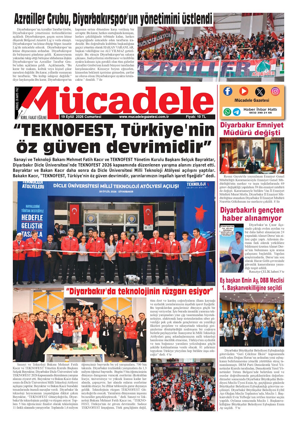 19 Eylül 2026