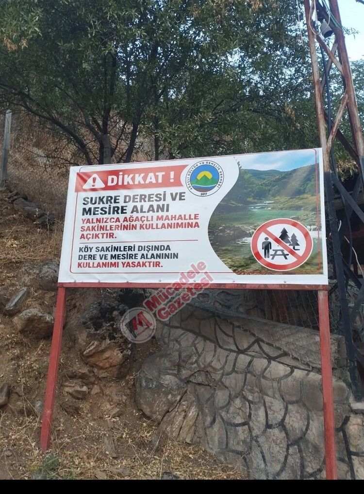 Diyarbakır’da Tepki Çekti Doğa Harikası Köylüler Dışındakilere Yasak!-1