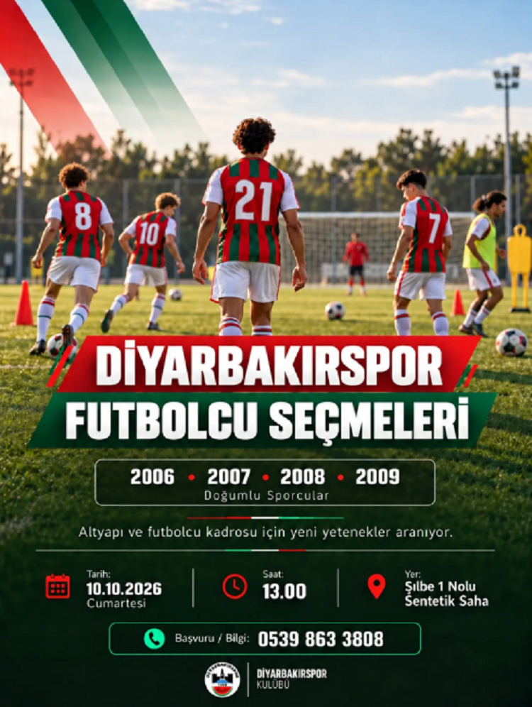 Diyarbakırspor Futbolcu Seçmelerini Duyurdu İşte Tarihi