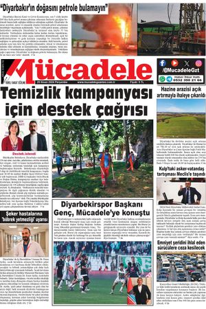 Diyarbakır Mücadele Gazetesi (25 Nisan 2024)